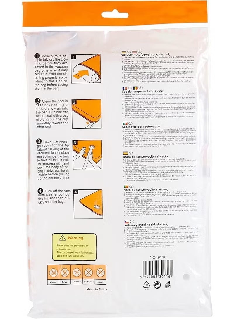 Vacuum Storage Bag – Large Size 80×110 cm, Saves Up to 75% Space - Image 3